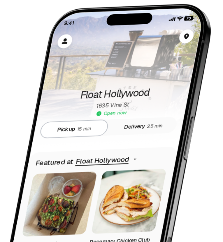 Float Hollywood app preview